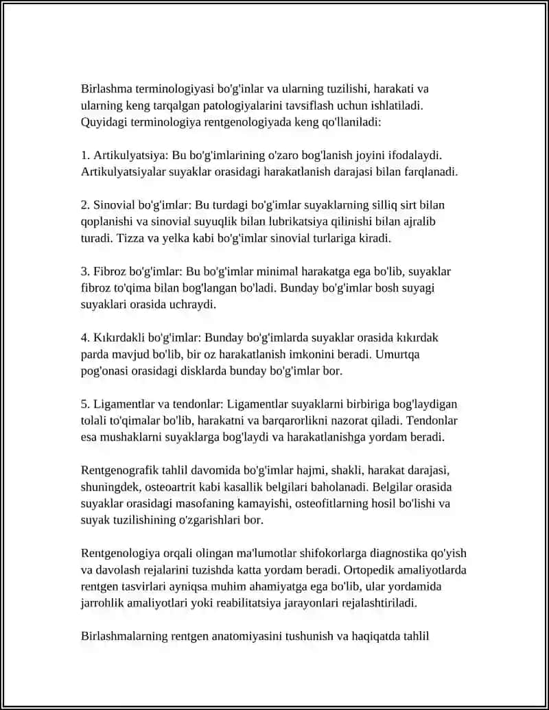 BIRLASHMALARNING RENTGEN ANATOMIYASI 4