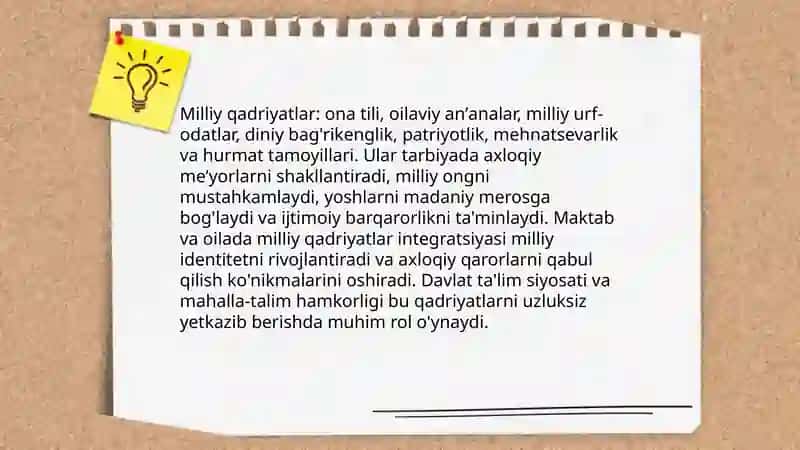 Yangi Oʼzbekistonda tarbiya va uning milliy asoslari 4