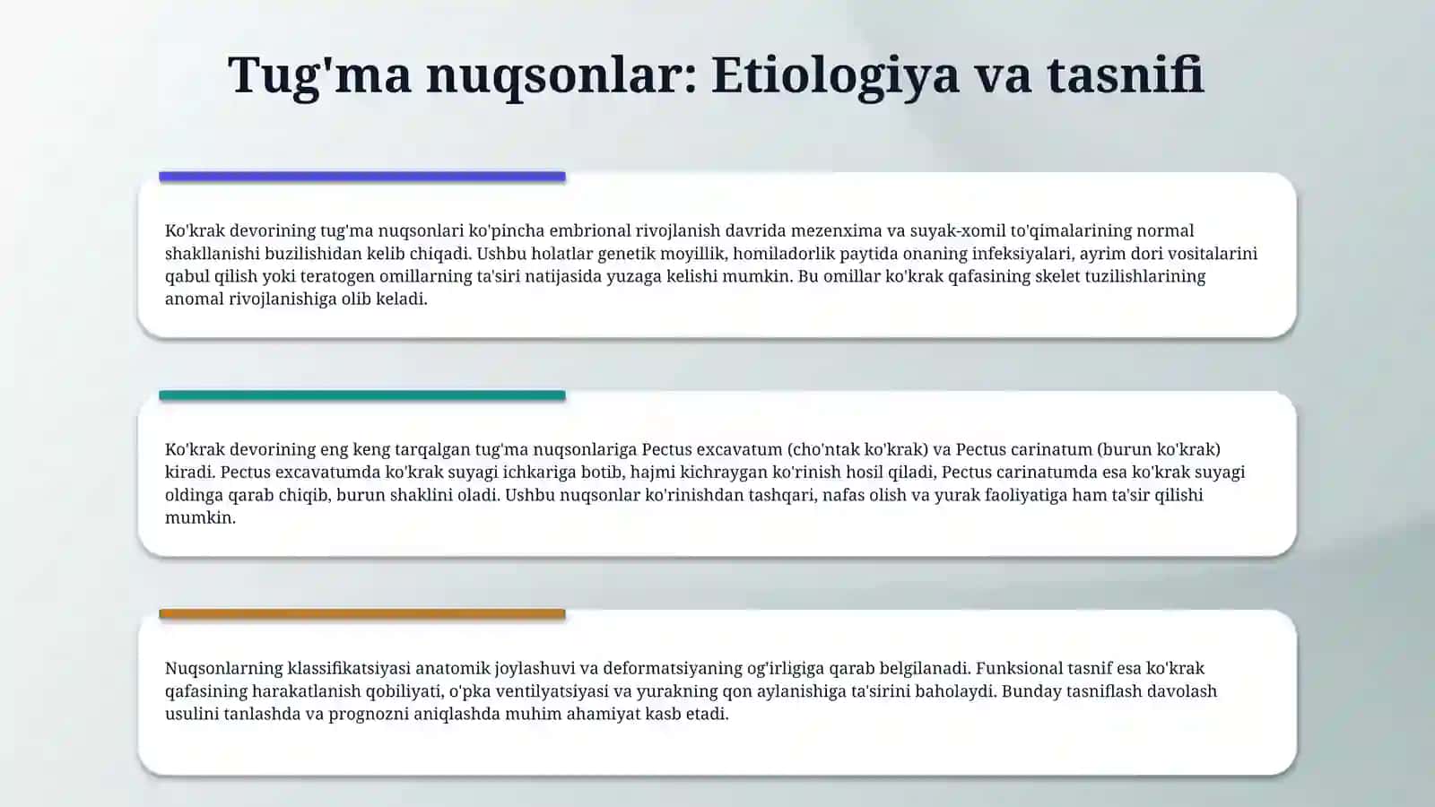 Ko’krak devori tug’ma va orttirilgan nuqsonlarida operatsiyalar. 4