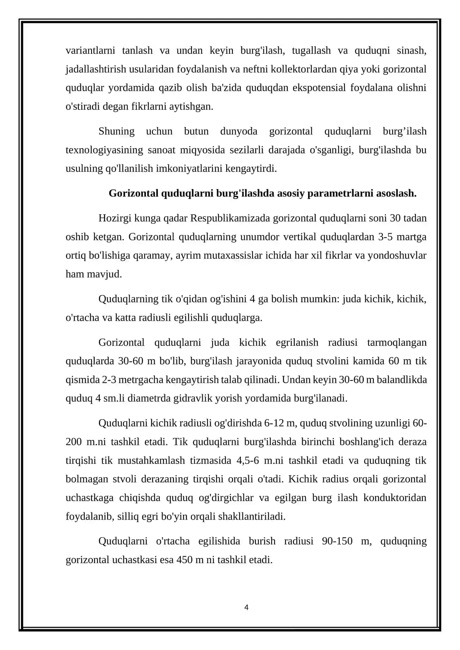 Quduqlarni Tadqiqotlash 4
