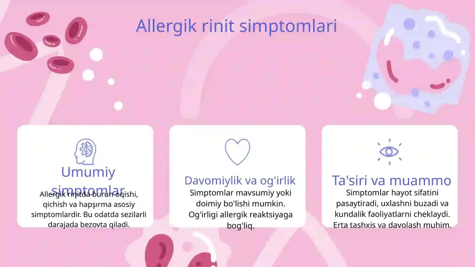 Allergik rinit va ularni zamonaviy davolash usullari 4