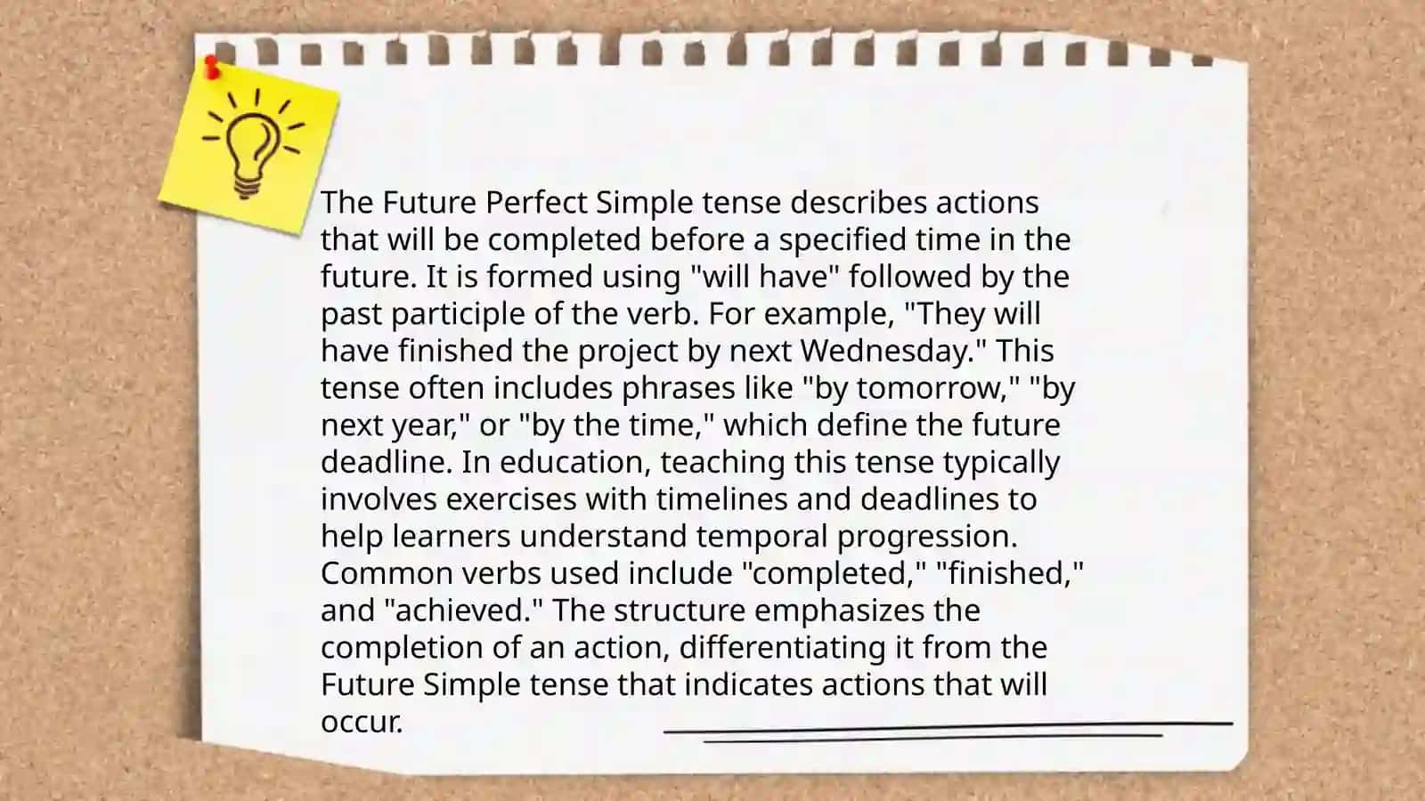 Future perfect simple 4