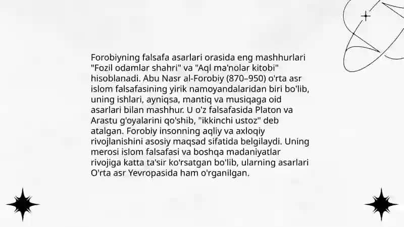 Abu Nasr Farobiyning asarlari haqida 4