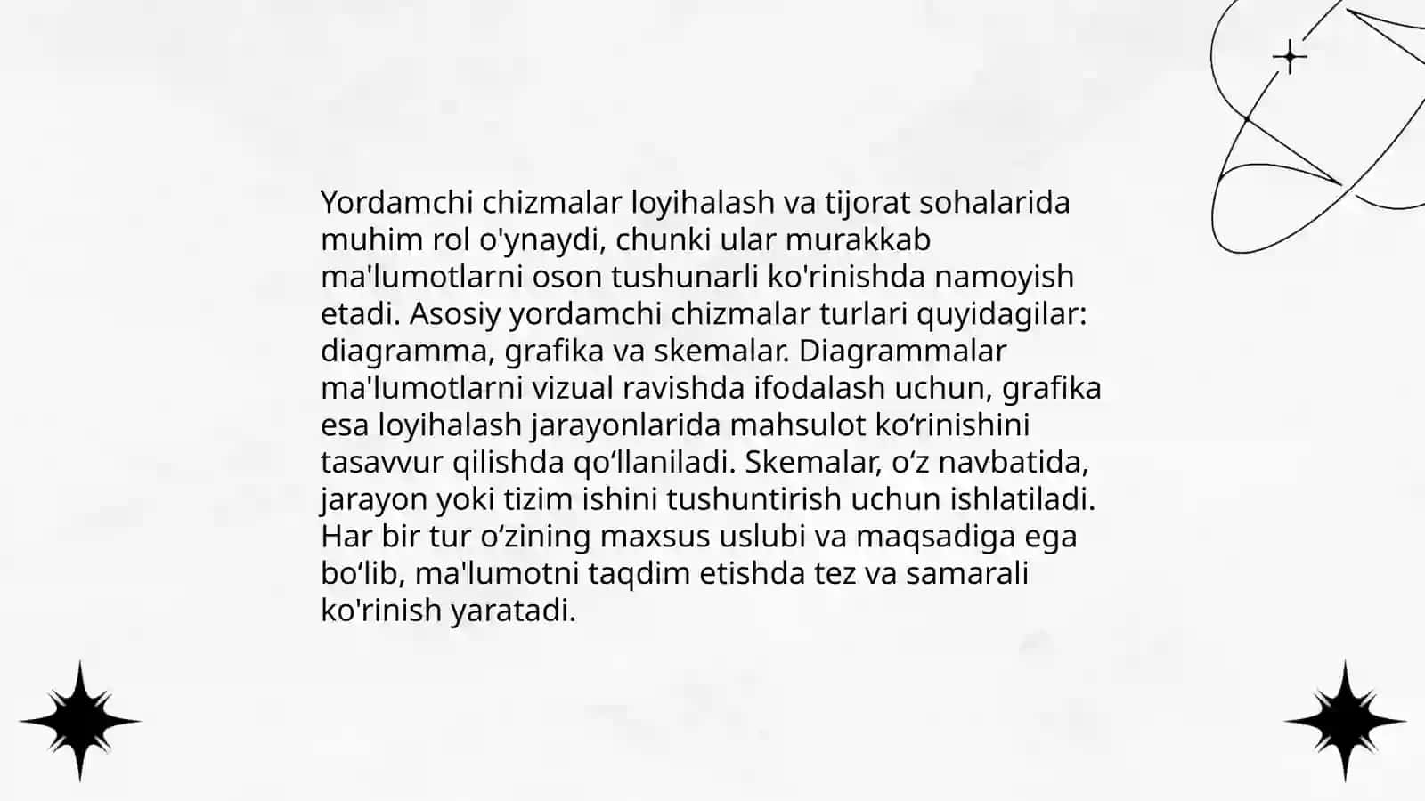Yordamchi andozalar chizmasini ishlash asoslari 4