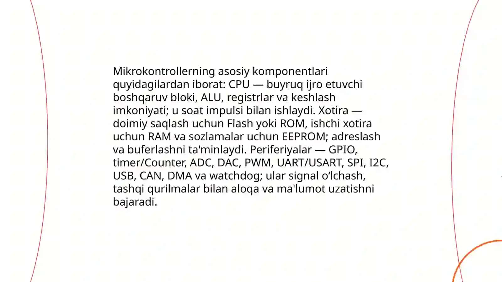 Mikrokontroller arxitekturasi 4