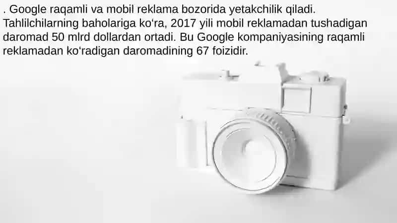 Google kompaniyasi haqida faktlar. 4