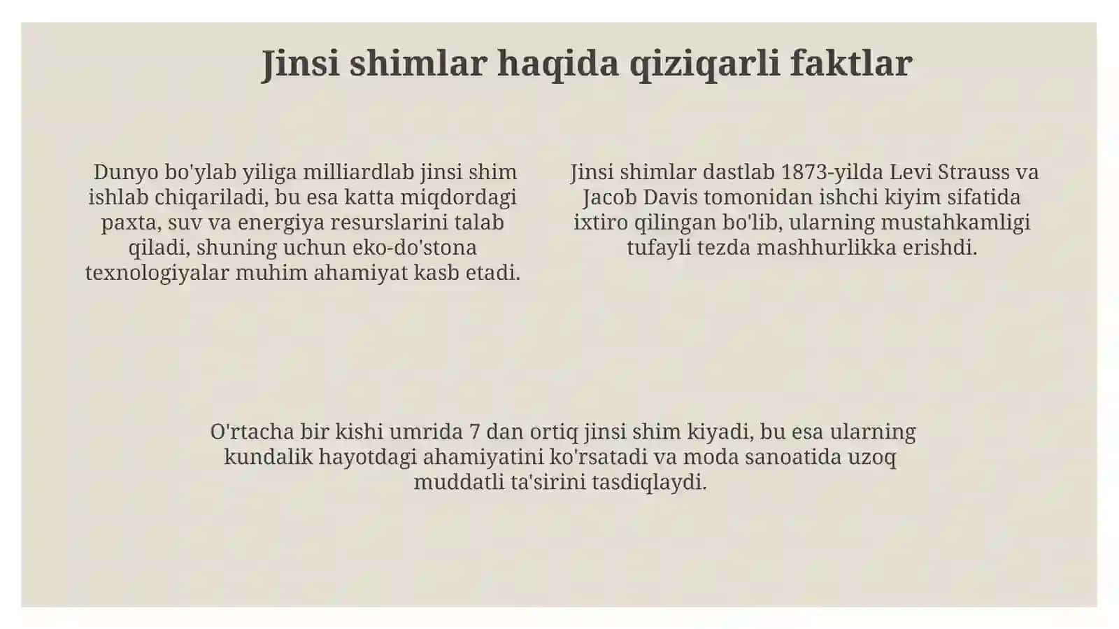 Jinsi shimlar modasi 4