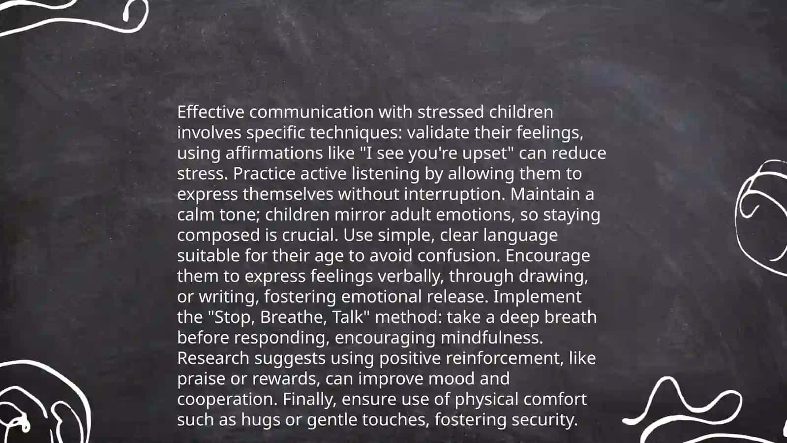 Dealing with Children in Stress Situations 4