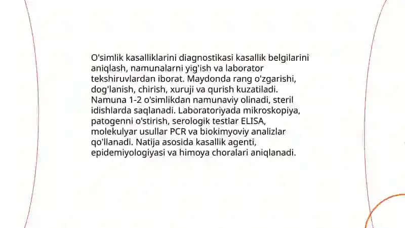 O'simliklarni himoyalash va parvarish 4