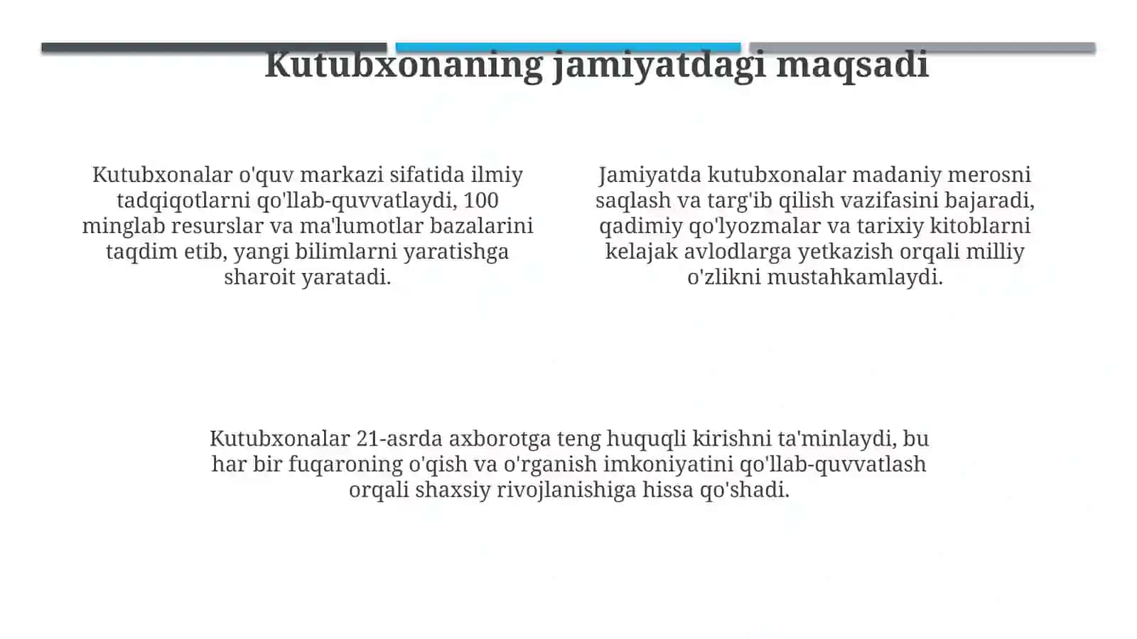 Kutubxonashunoslik faniga kirish 4
