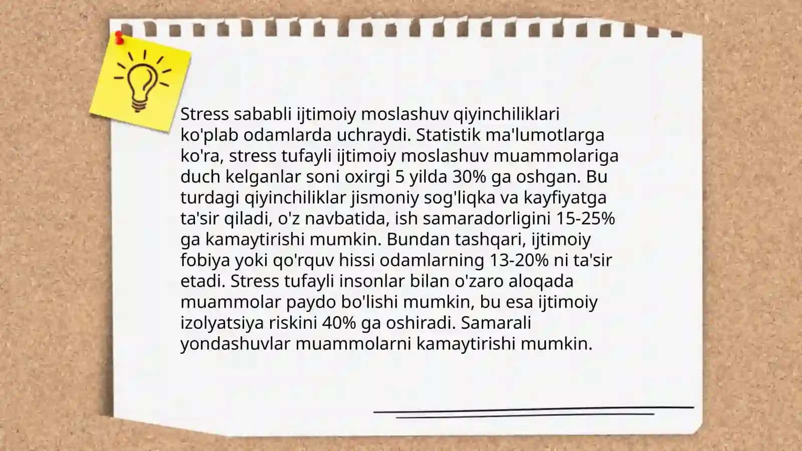 Stressning Ijtimoiy Moslashuvi 4