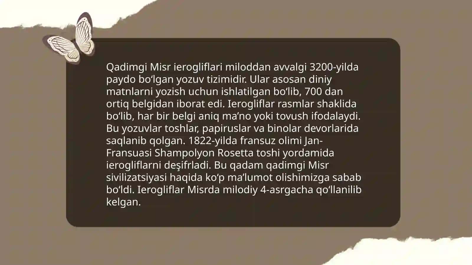 Yozuvning qadimiy va zamonaviy turlari 4