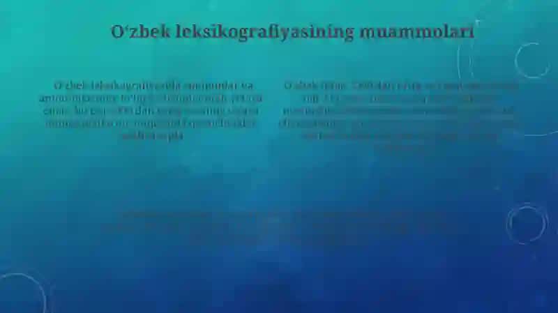 O‘zbek leksikologiyasi muammolari 4