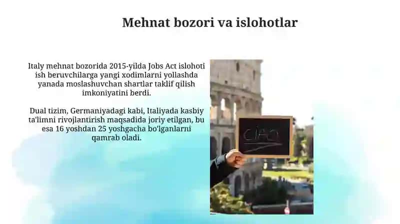 Italiyaning iqtisodiy siyosat 4