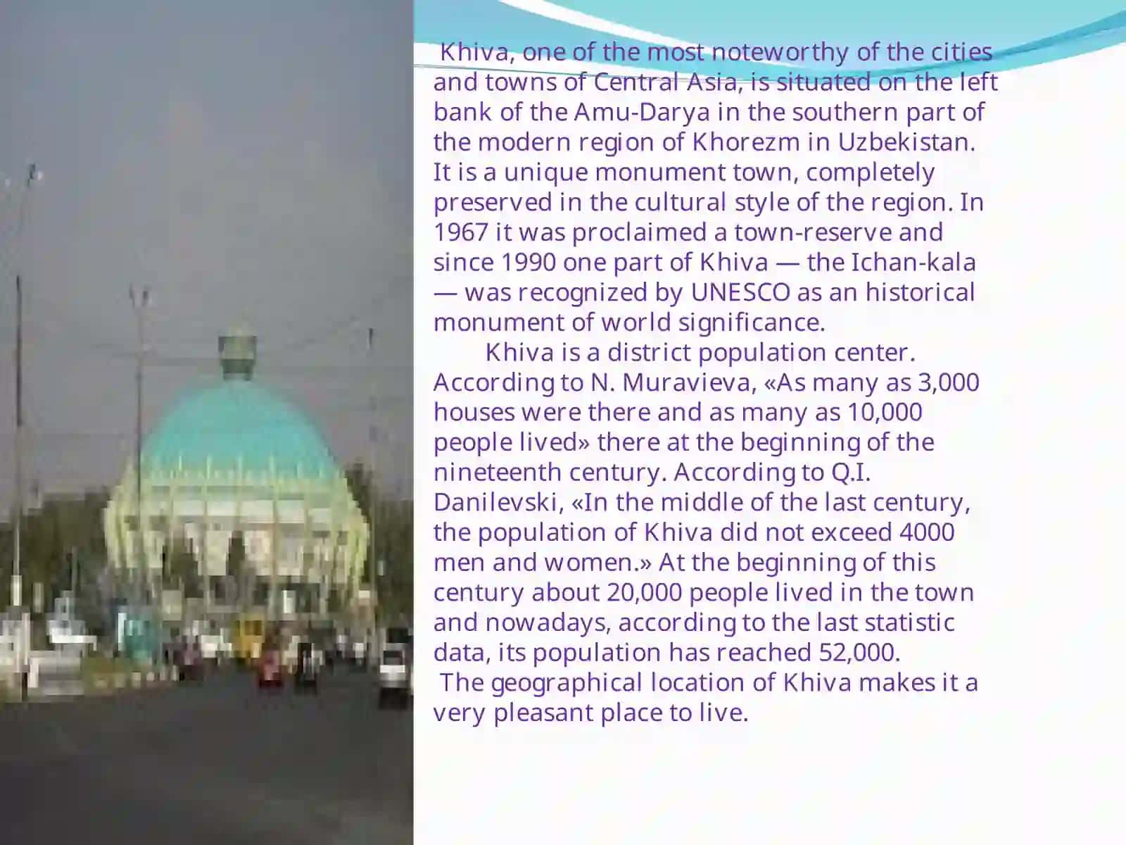Shahar Tarixiy Bandliklari (Sightseeings of Khiva) 4