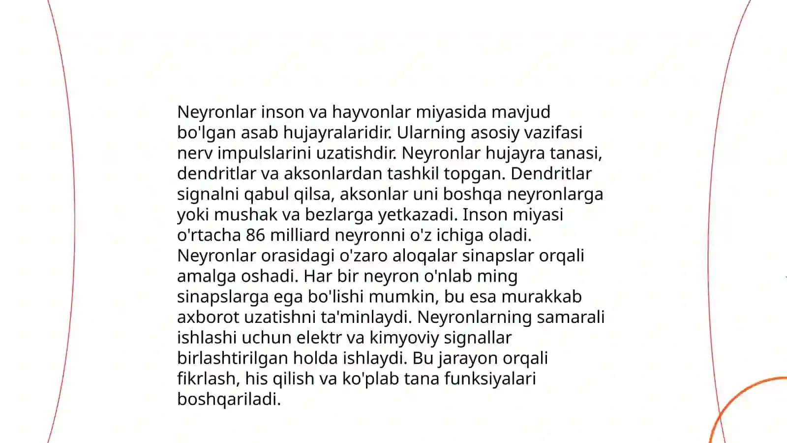 Asab markazlari xossalari 4