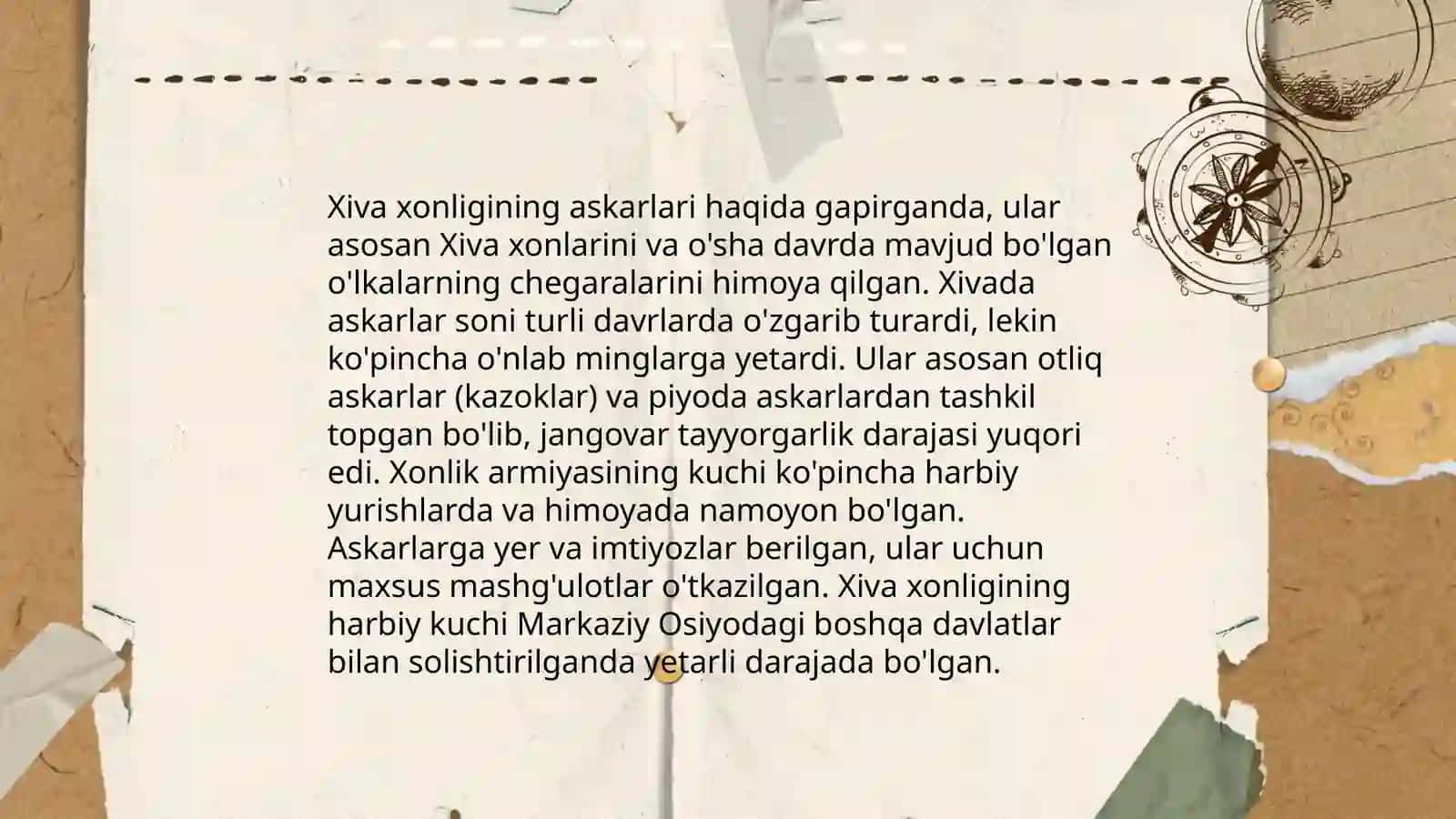 Xiva xonligining harbiy tuzilishi 4