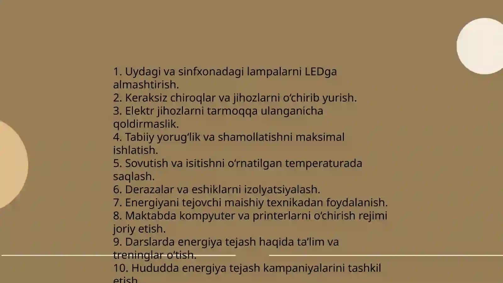 Suv resurslaridan oqilona foydalanish: 10 ta amaliy chora — slayd loyihasi 4