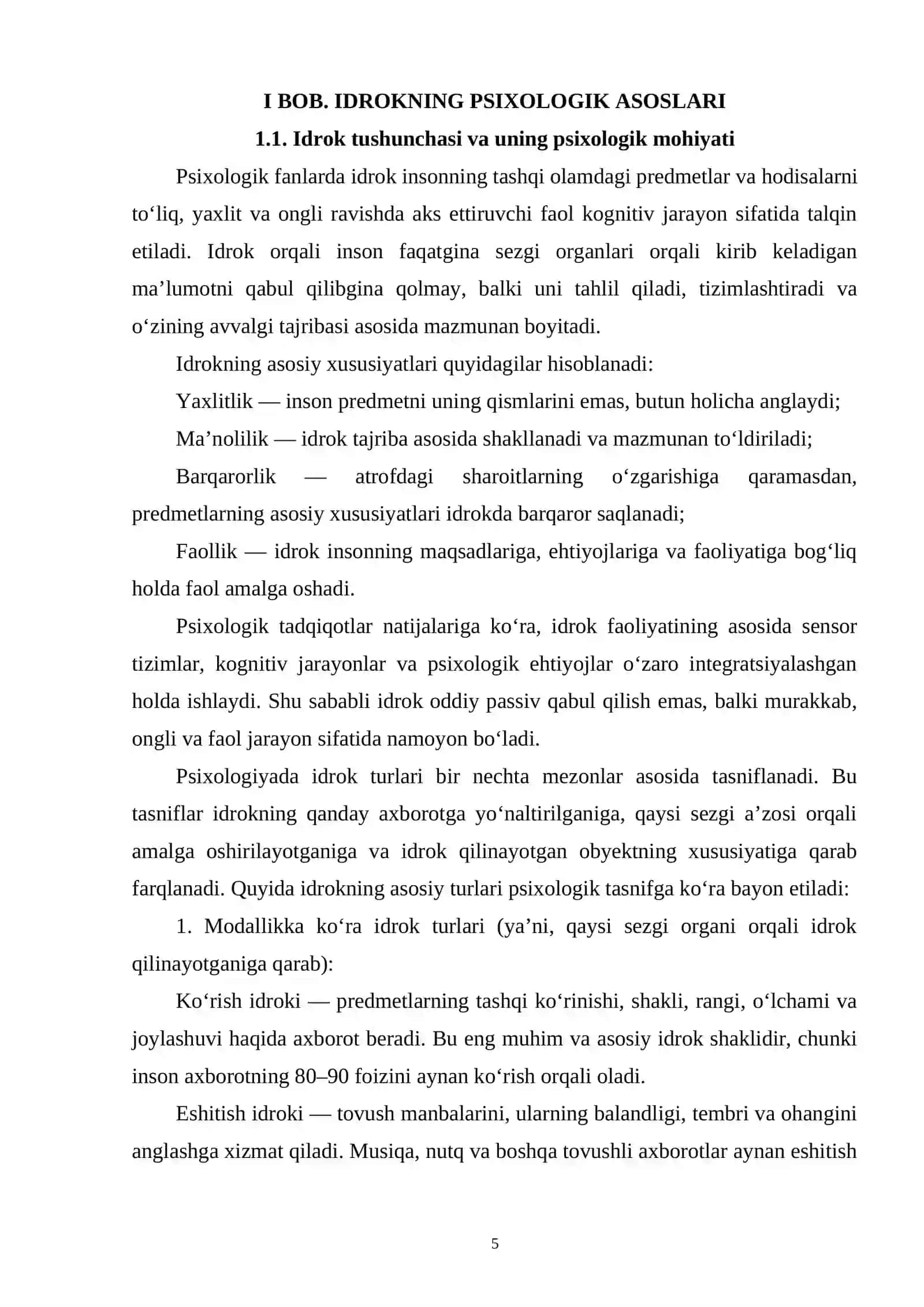 Idrok Haqida Tushuncha 4
