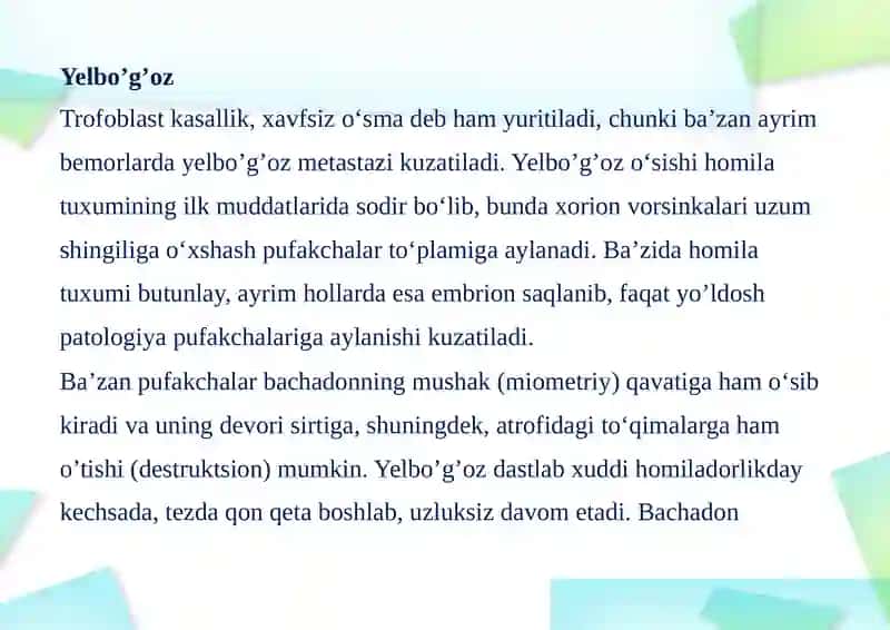 Homiladorlikda Qon Kelishi 4