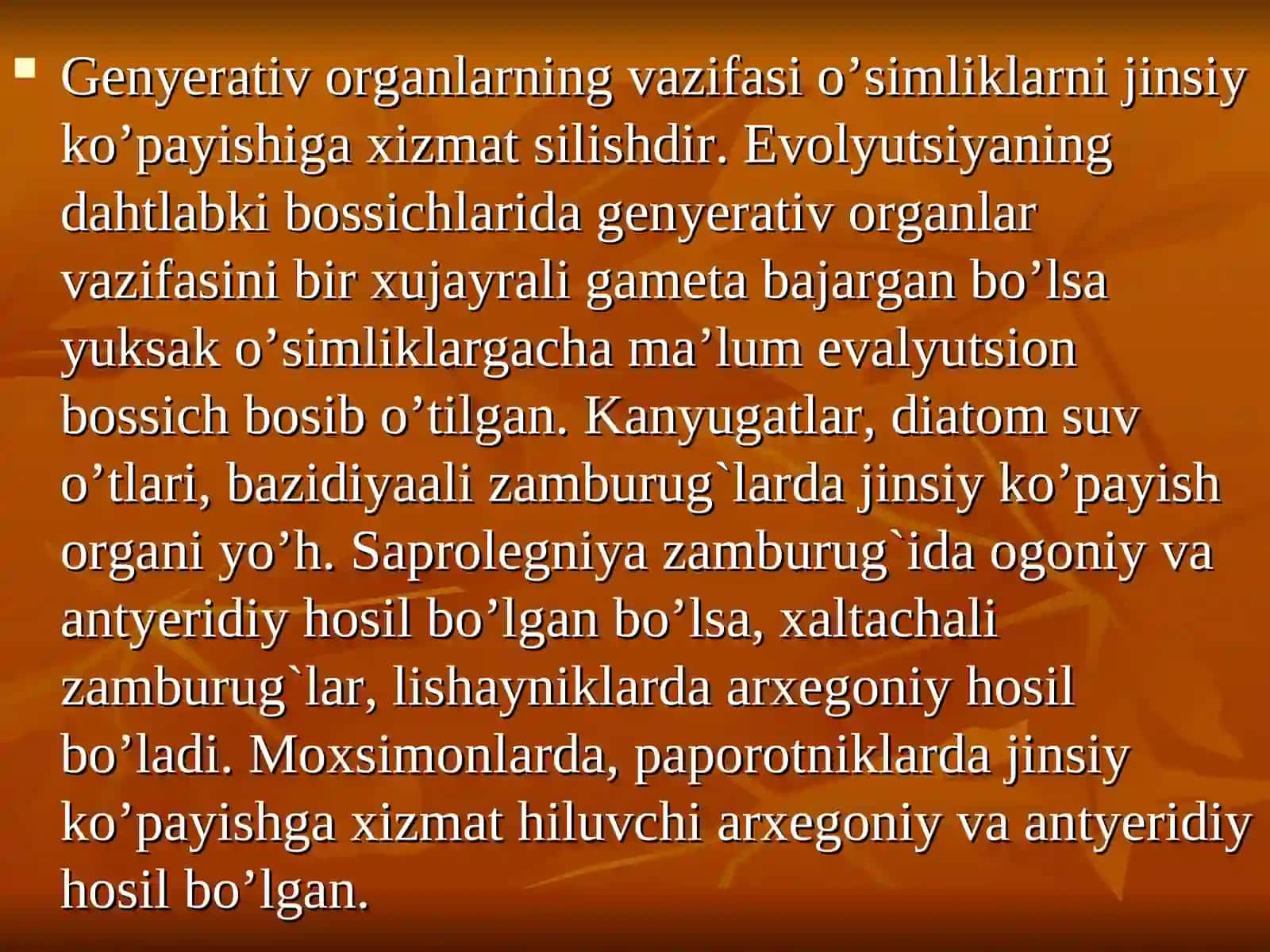 Gulning tuzilishi va to'pgullar 4