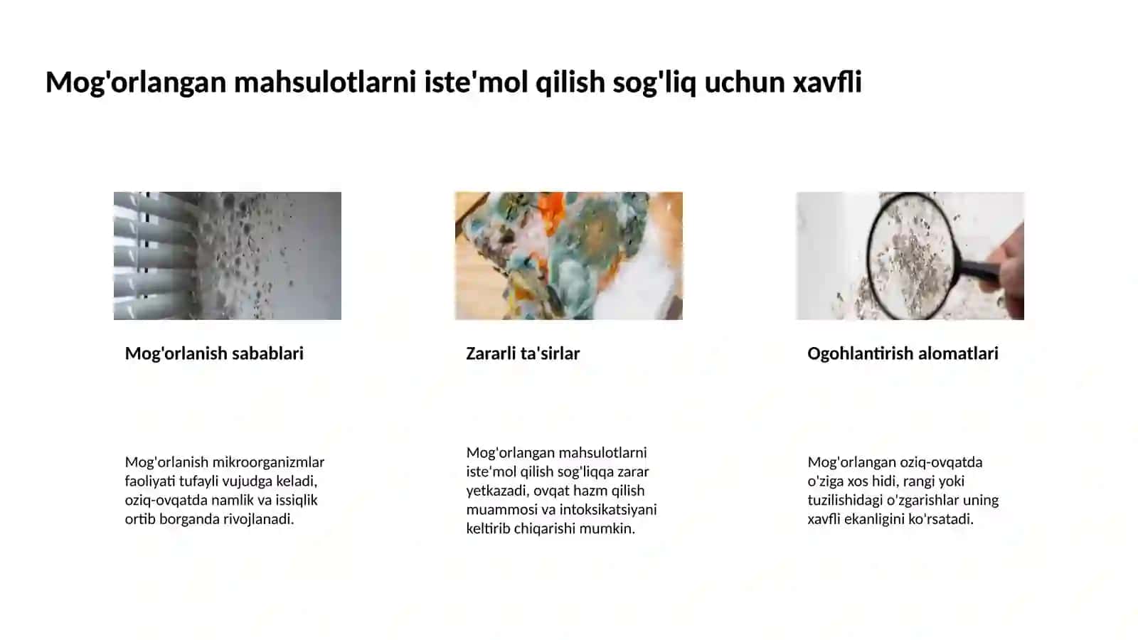 Mog'or zamburug'lari: turlari va oldini olish choralari 4