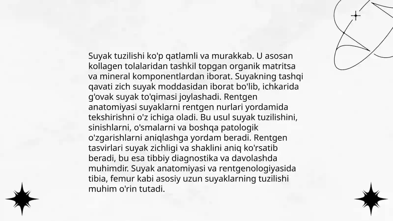 Skelet suyaklarining rentgenoanatomiyasi 4
