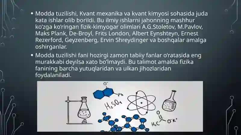 Moddaning tuzilishi haqida umumiy tushunchalar 4