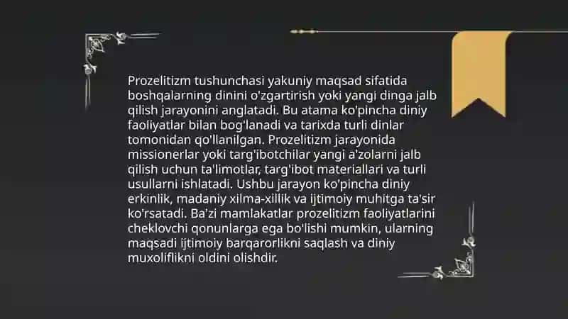 Missionerlik va prozelitizmning siyosiy ijtimoiy xavfi 4