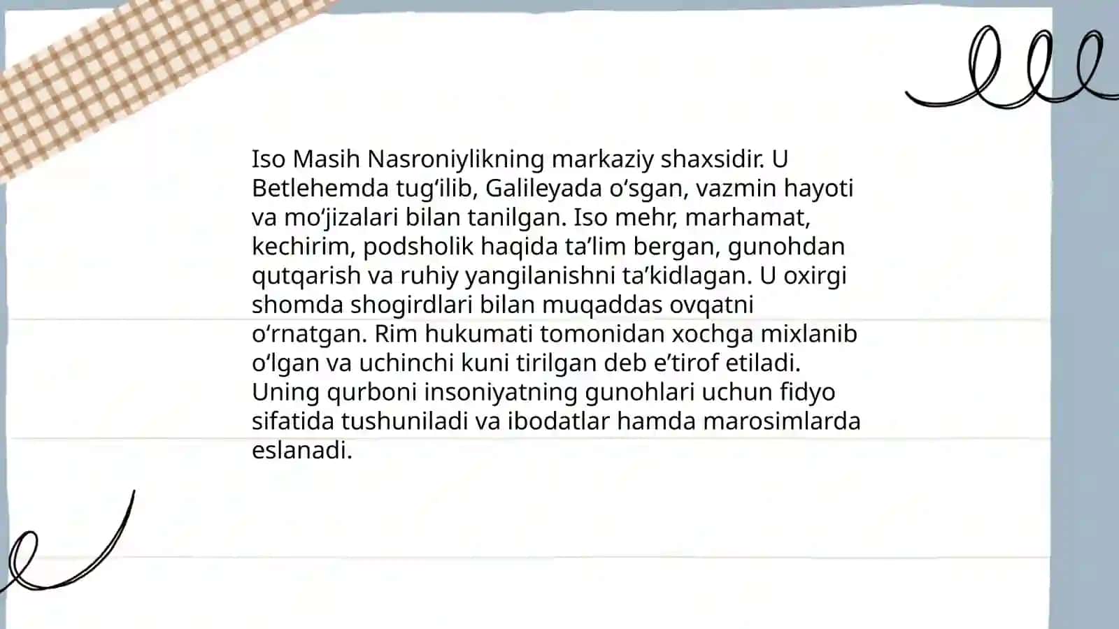 Xristianlik dini tarixi va gʻoyalari 4