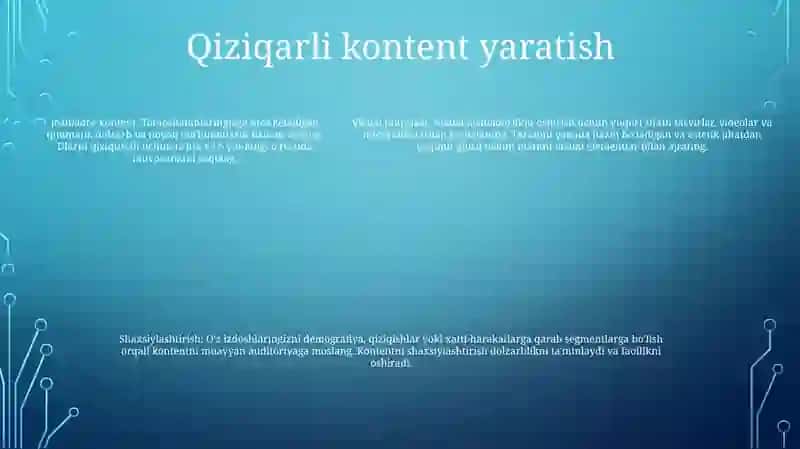 Taqdimot Tayyorlash 4