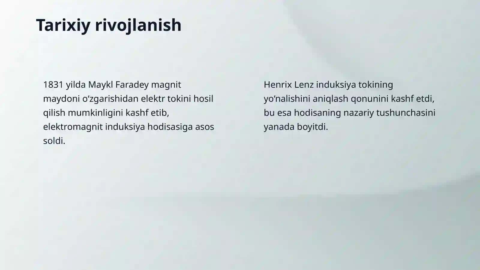 Elektomagnit induksiya hodisasi. 4