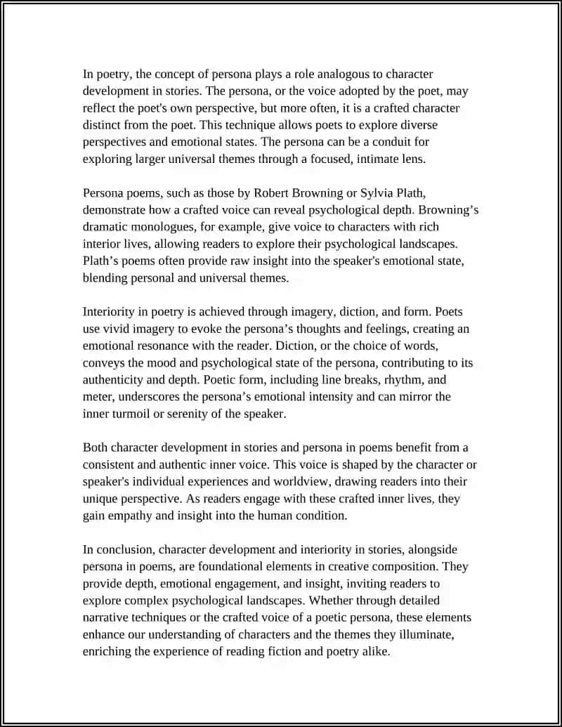 Creative Story or Poem Composition 4