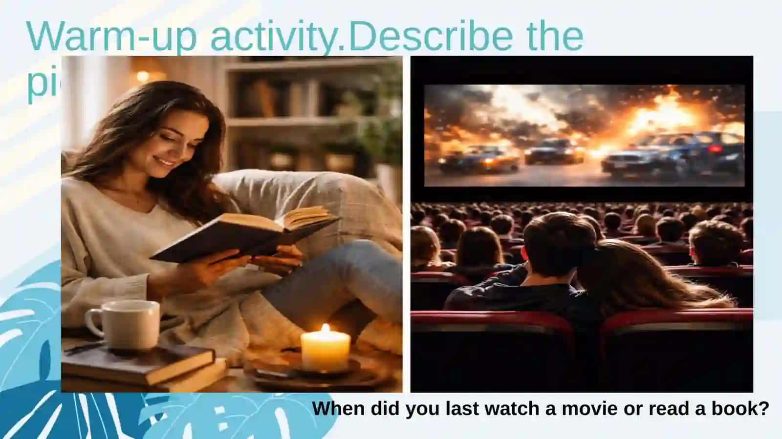 Demo lesson. books and movies 4