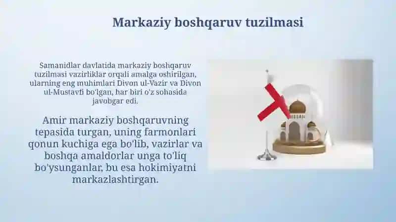 Somoniylar davlatida davlat boshqaruvi 4