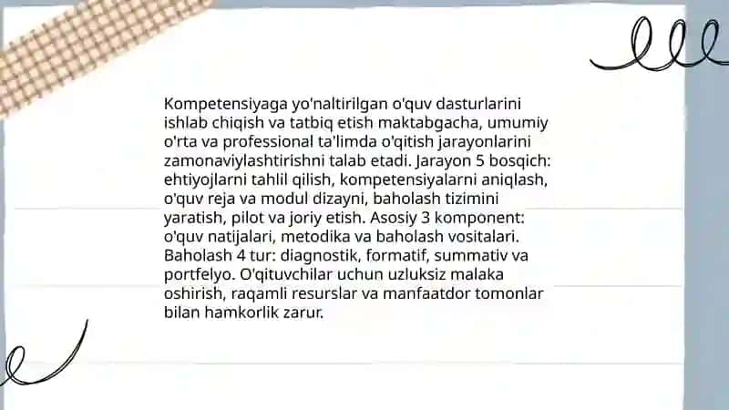 O'qitish jarayonlarini zamonaviy tashkil etish 4