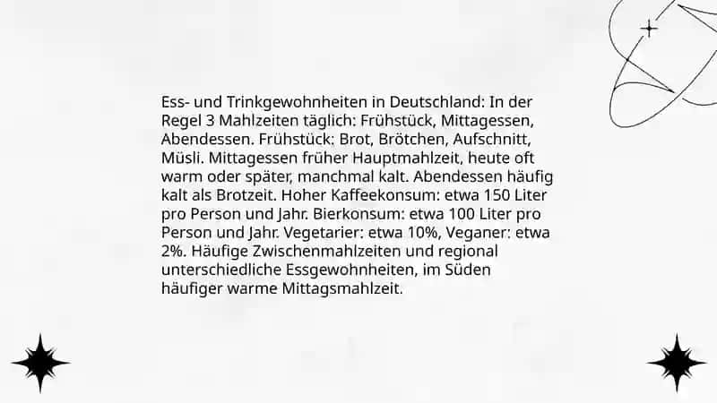 Essen und Getränke( gemeinsam Informationen) 4