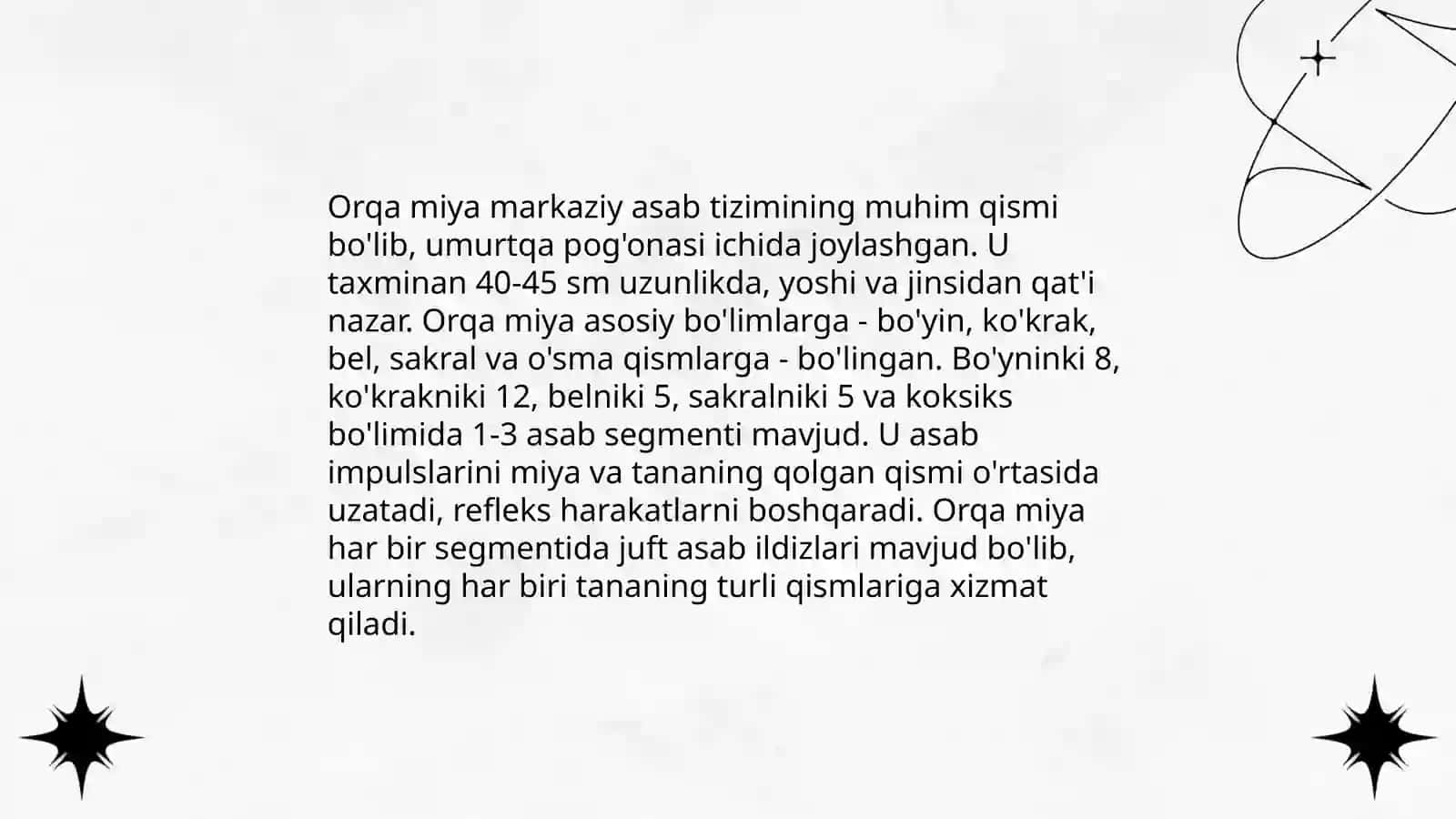 Orqa miyaning tuzilishi va yosh xususiyatlari 4