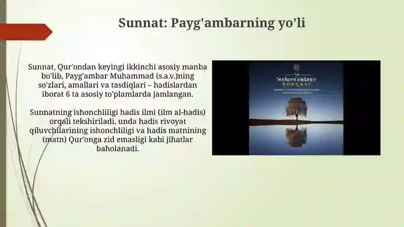 Islomning asosiy manbalari 4