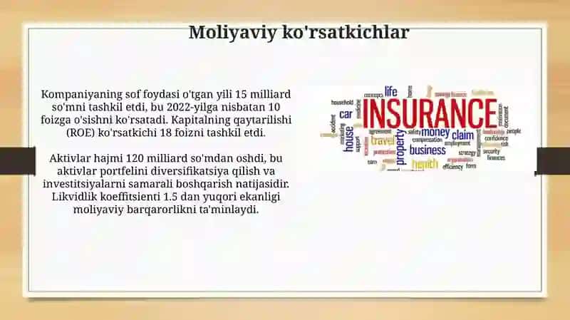 Apex insurance sugʻurta kompaniyasi haqida 4