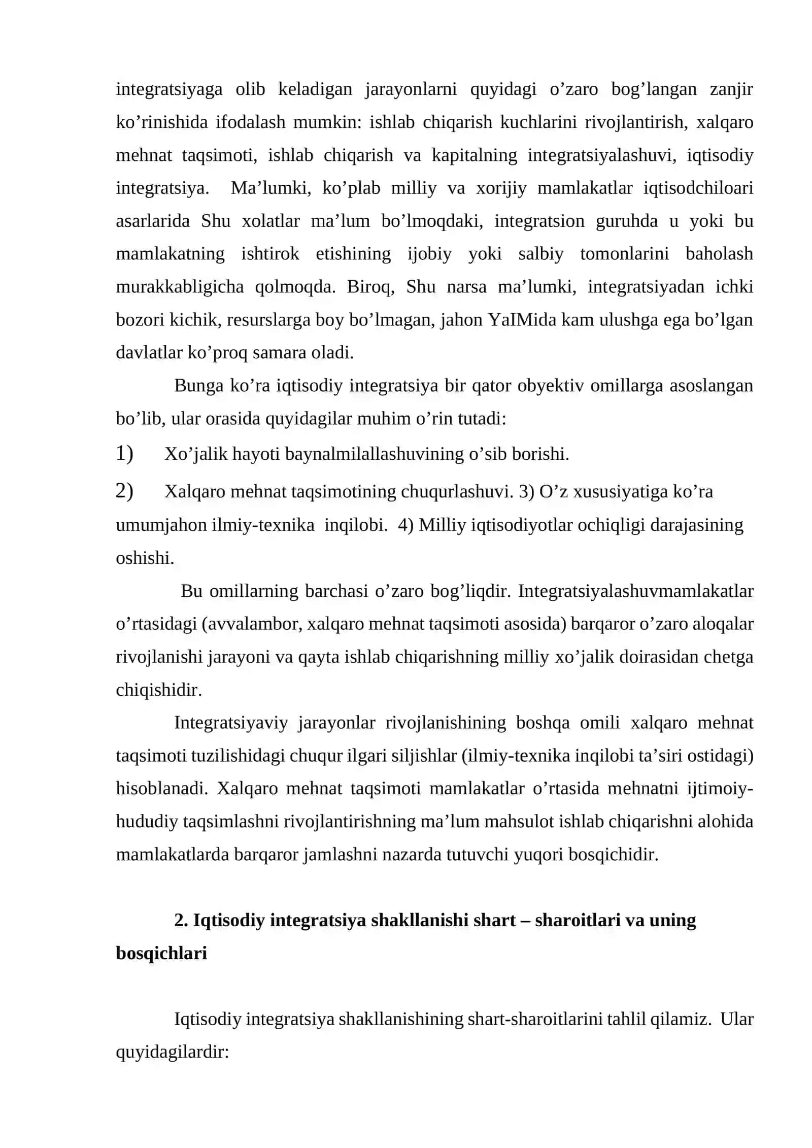 Xalqaro iqtisodiy intеgratsiya 4
