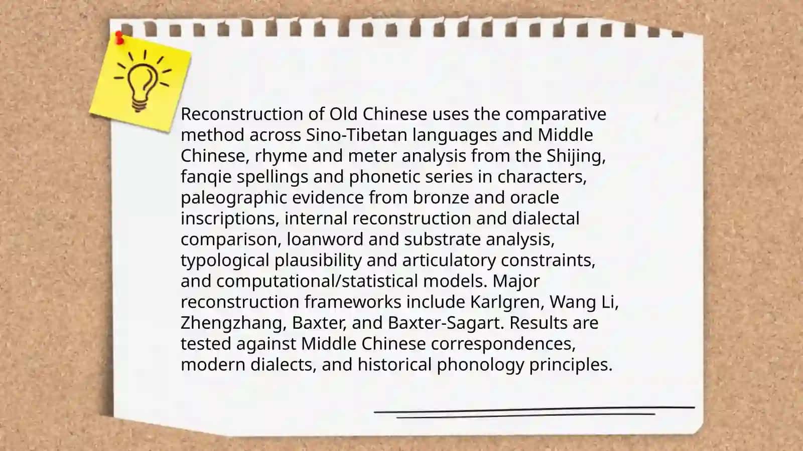 Ancient Chinese linguistics 4