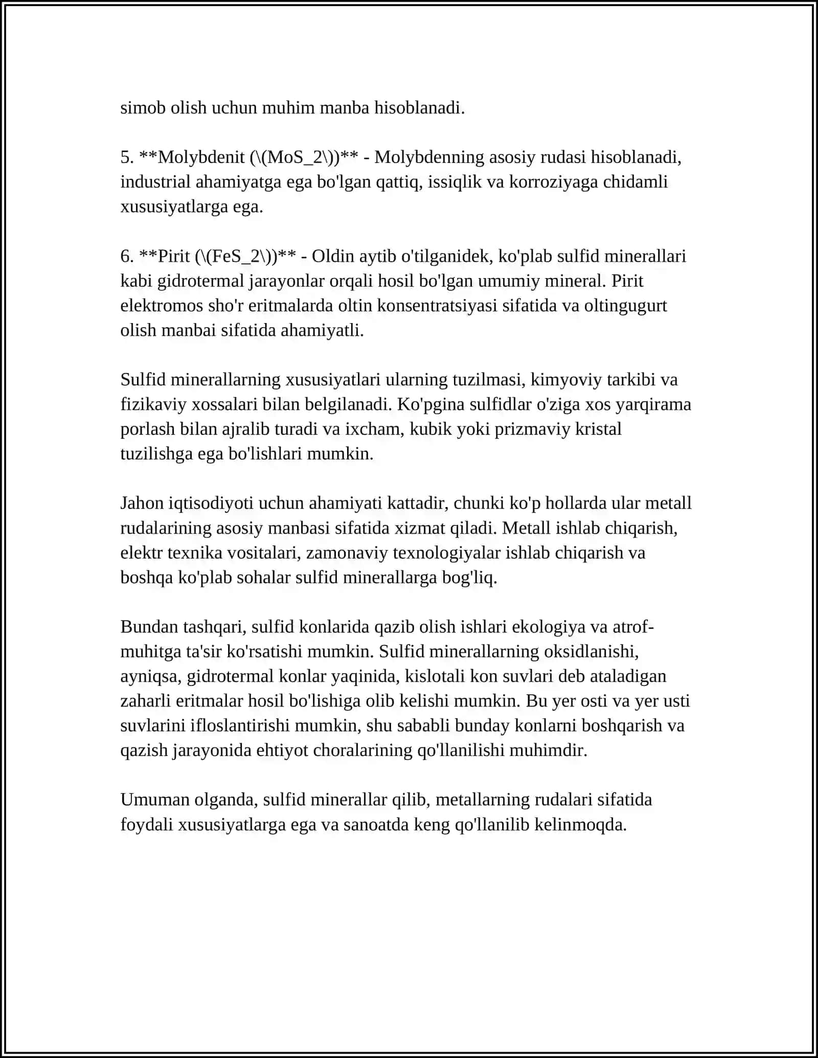 SULFID MINERALLAR TAVSIFI 4