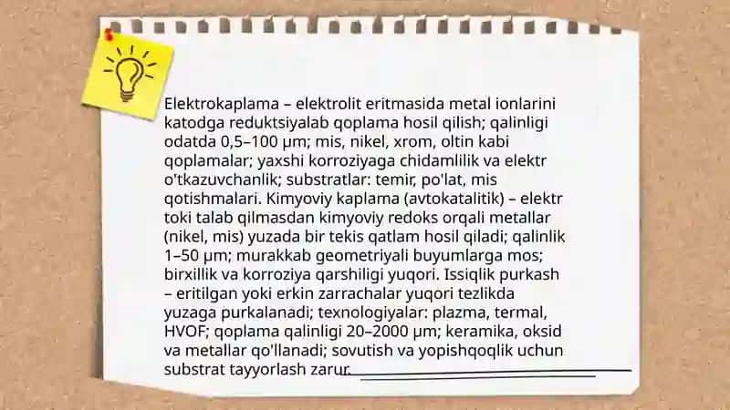 Metallizatsiyalash 4