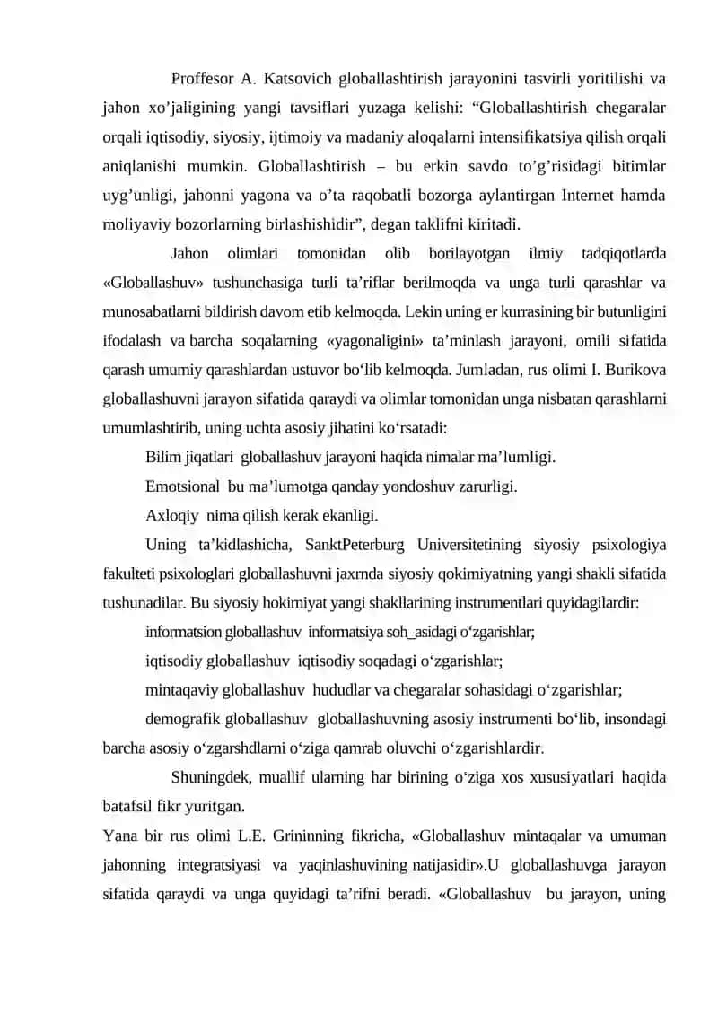 GLOBALLASHUV JARAYONI VA OILA INSTITUTI. 4