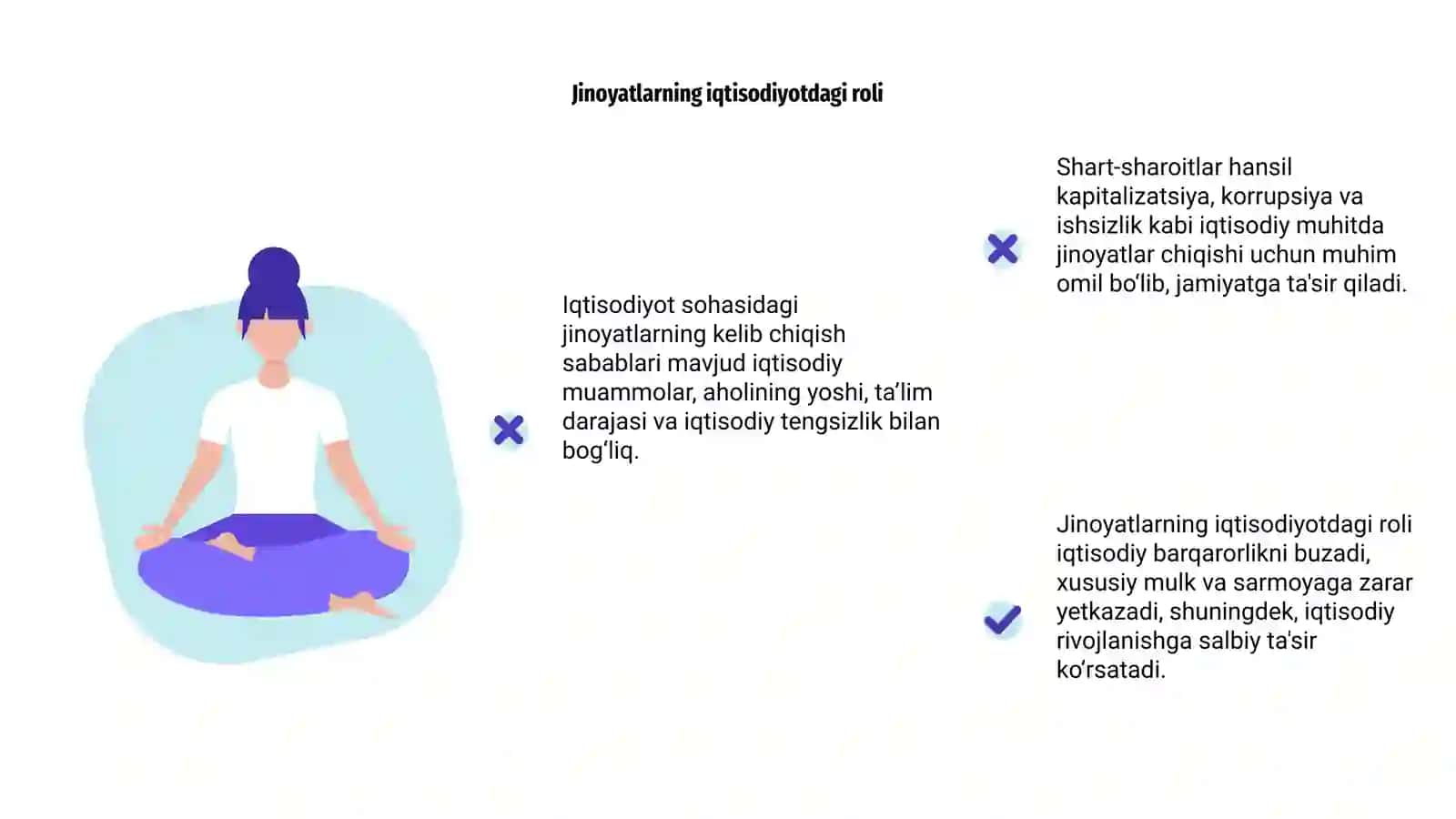 Iqtisodiyot sohasidagi jinoyatlarni kelib chiqish sabablari, shart-sharoitlari 4