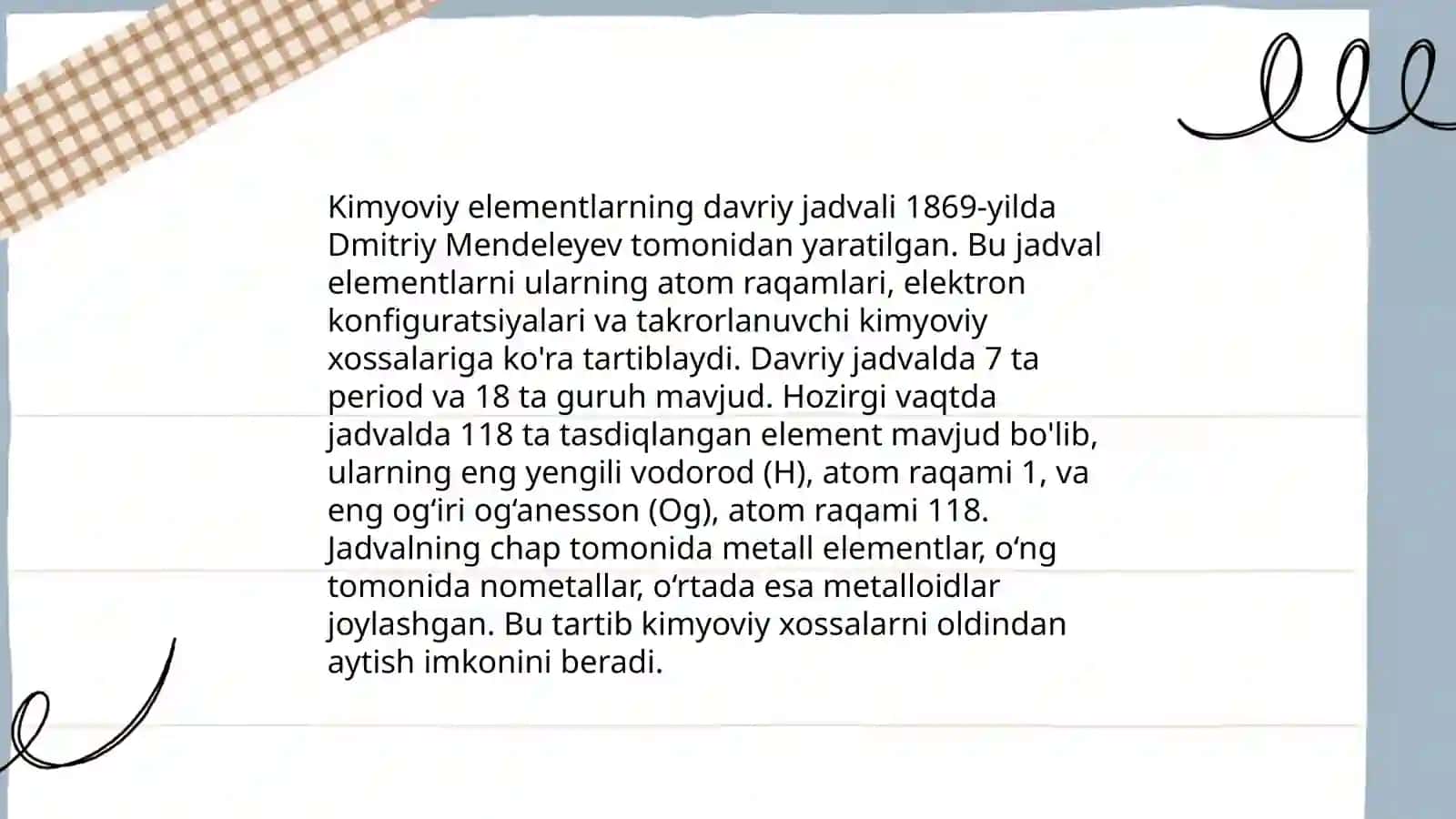 Kimyo fanining rivojlanish tarixi 4