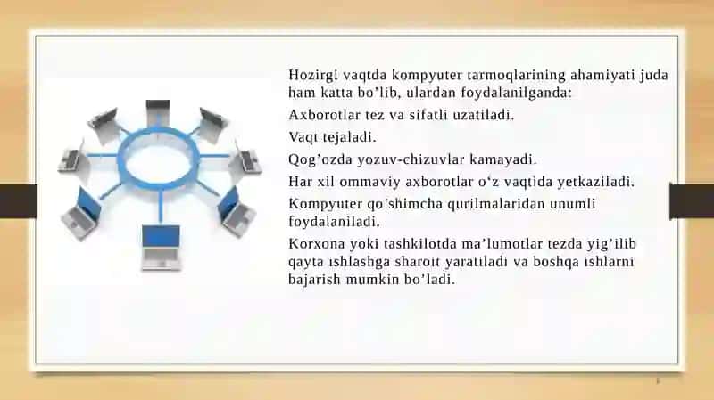 Tarmoq texnologiyalari va internet xizmatlari 4