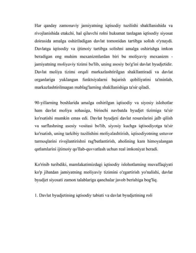 DAVLAT BUDJETI MOHIYATI VA FUNKSIYALARI 4