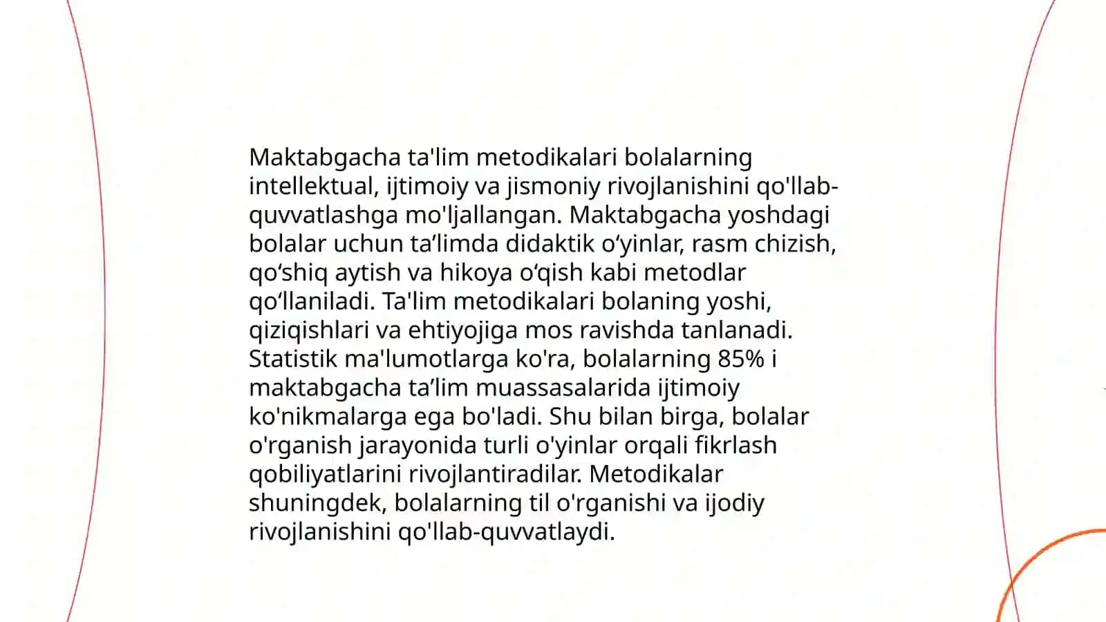 Ilk va maktabgacha yoshdagi bolalar pedagogikasi 4